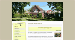 Desktop Screenshot of landhaus-am-wiesenweg.de